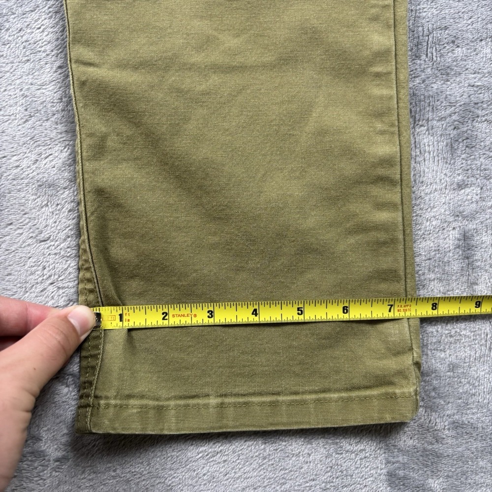 Stio Pants Mens 32x32 Green Rivet Canvas Pant Stretch Casual Outdoor Hiking - Picture 4 of 7